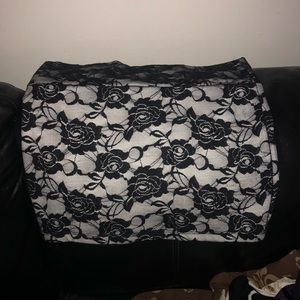 Lace Miniskirt